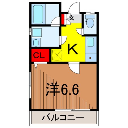 木佐ビルの物件間取画像